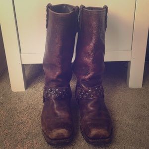 Authentic rustic Frye boots